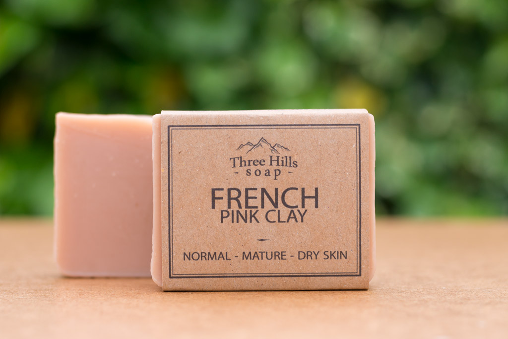 french pink clay soap