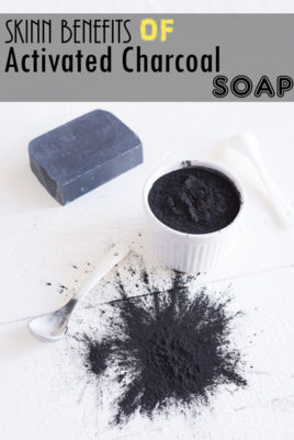 Skin benefits of activated charcoal soap